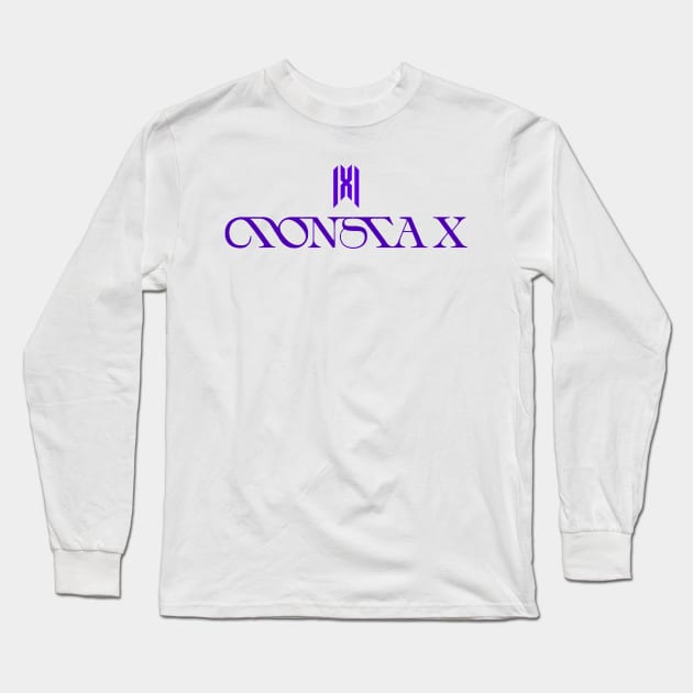 Monsta X Gambler Logo Long Sleeve T-Shirt by hallyupunch